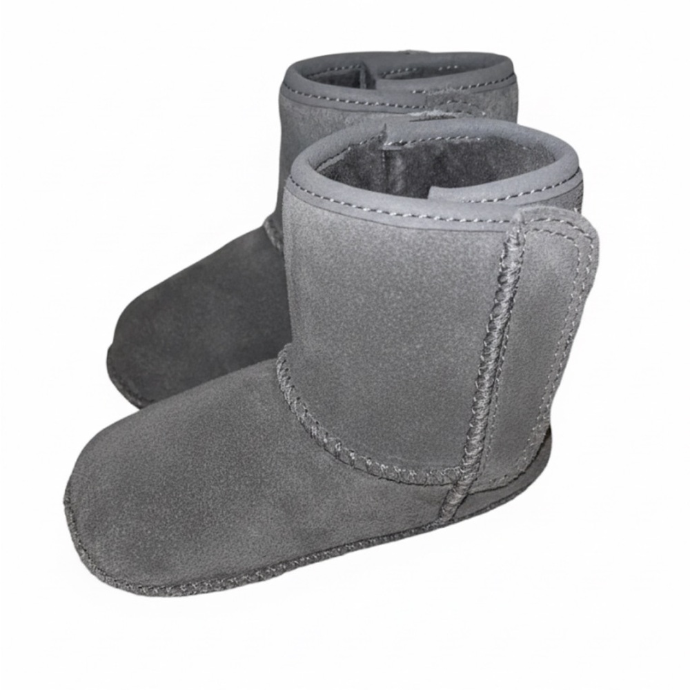 UGG Soft Gray Infant Booties